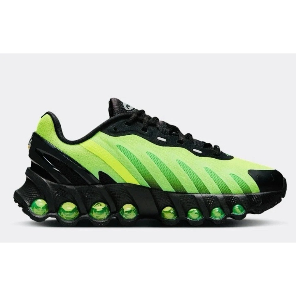 Big Kids Size 4.5Y- Air Max Nike DN8 GS Running Shoes Black/Green HV5258 001 NEW